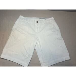 Late 90's Y2K Shorts Jams White‎ Low Waisted Long Womans Size 10